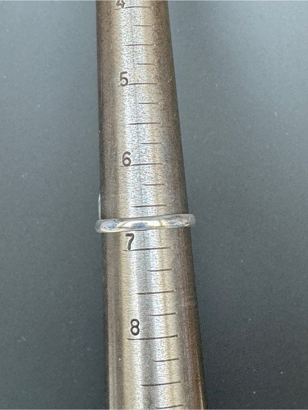 RARE Gaspeite Sterling Silver Ring - 6.75 - Picture 4 of 4